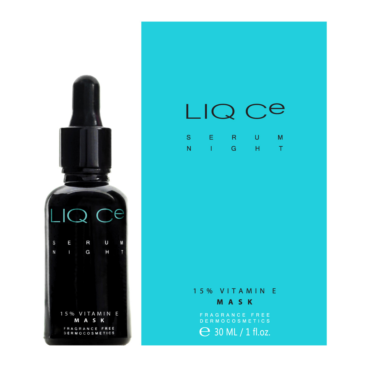 LIQ Ce Serum Night 15% Vitamin E MASK 30 ml